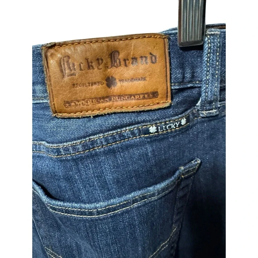 Lucky Brand Jeans Men 38x30 Blue 361 Vintage Straight Dark Wash Denim